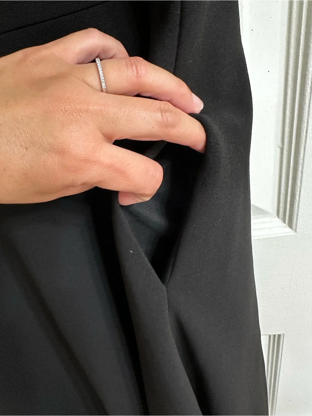 Victoria Dress with Pearl Trim - Picture 6 of 12